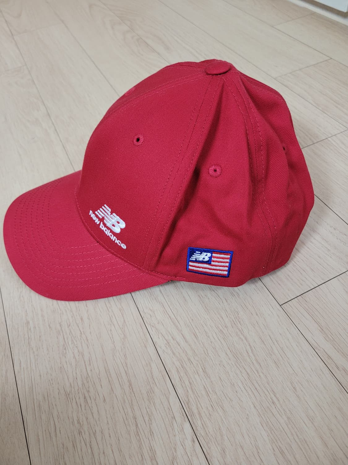 뉴발란스 New Balance  볼캡 FREE 사이즈 레드 상품이미지4