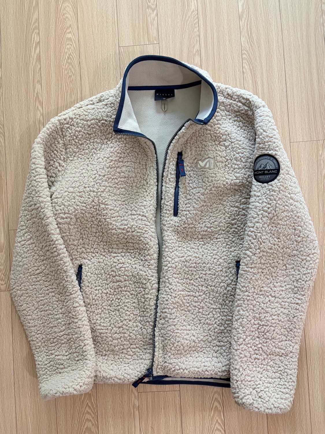 밀레 후리스 자켓 아이보리 m 상품이미지1