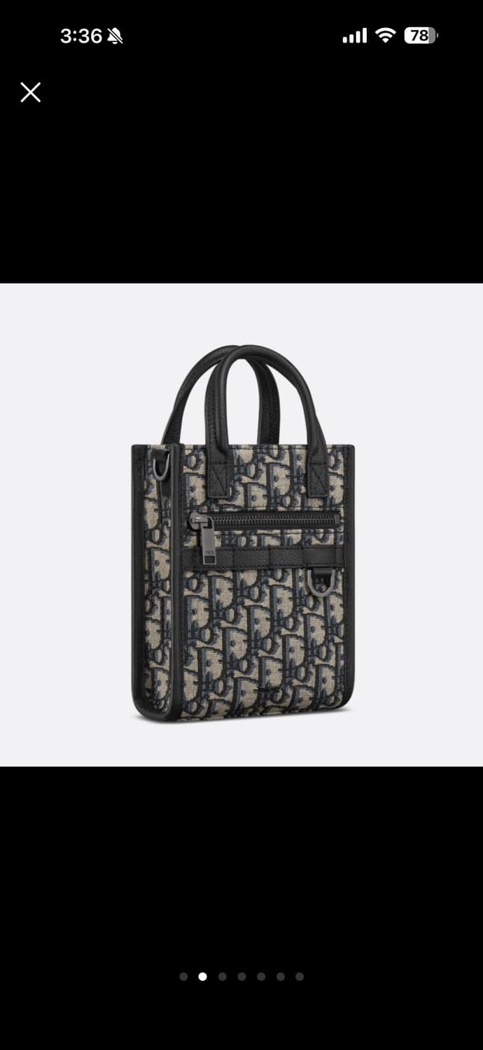 새상품 디올 오블리크 토트 크로스백 상품이미지2