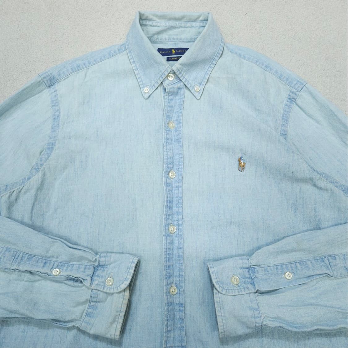 폴로 랄프 로렌 신형 샴브레이 셔츠 M 상품이미지2