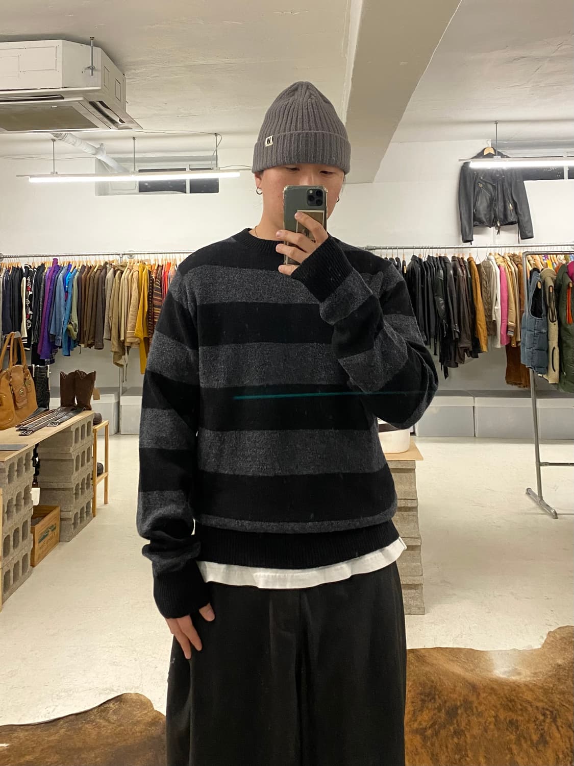BEAMS stripe knit 빔즈 스트라이프 니트 상품이미지7