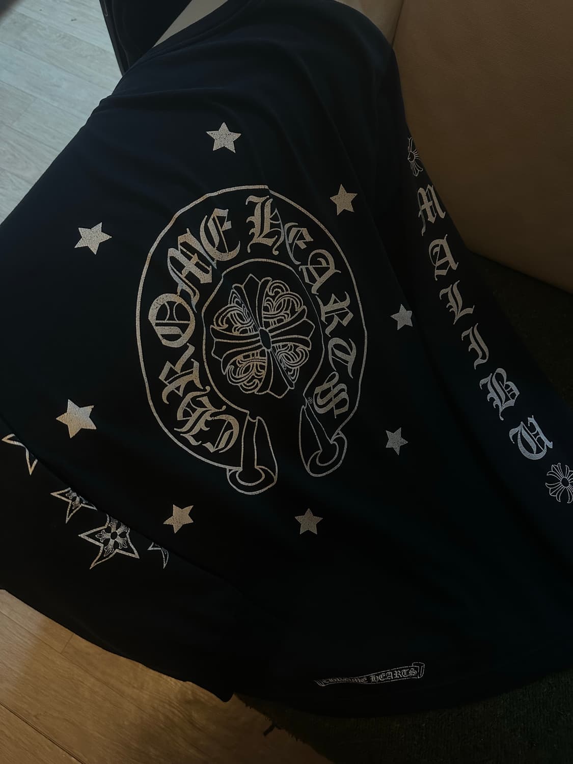 [M] 90s Chrome Hearts 스타 프린팅 롱슬리브 상품이미지1