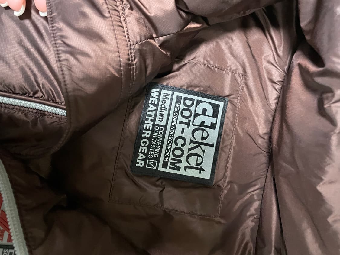 테켓 패딩 베스트 브라운 경량 패딩조끼 M사이즈 상품이미지6