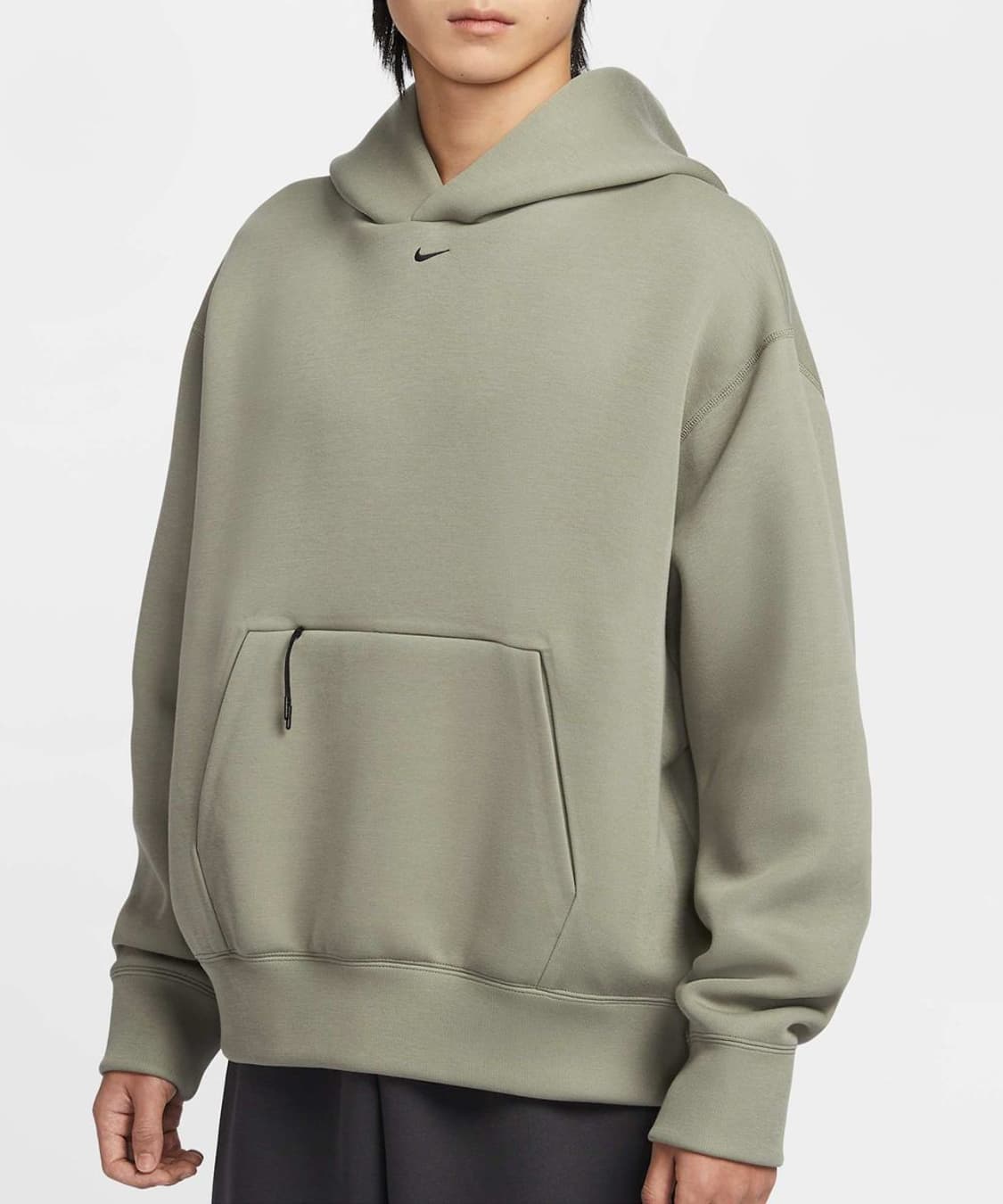 테크 플리스 후디 M - 라이트 아미:블랙 / HM9790-320 상품이미지2