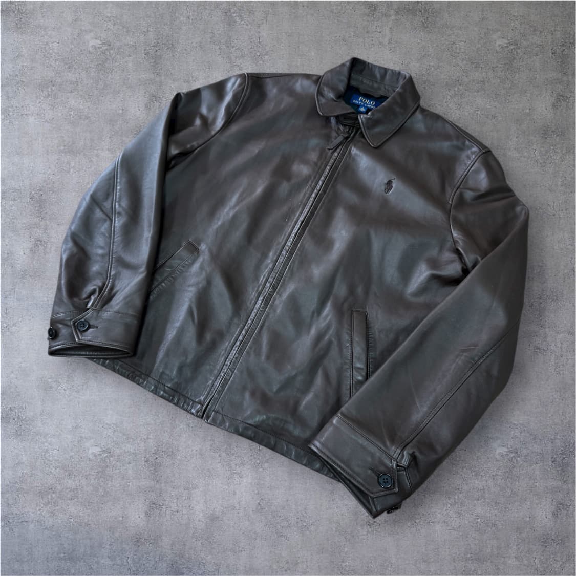폴로 맥스웰 레더자켓 L 상품이미지2