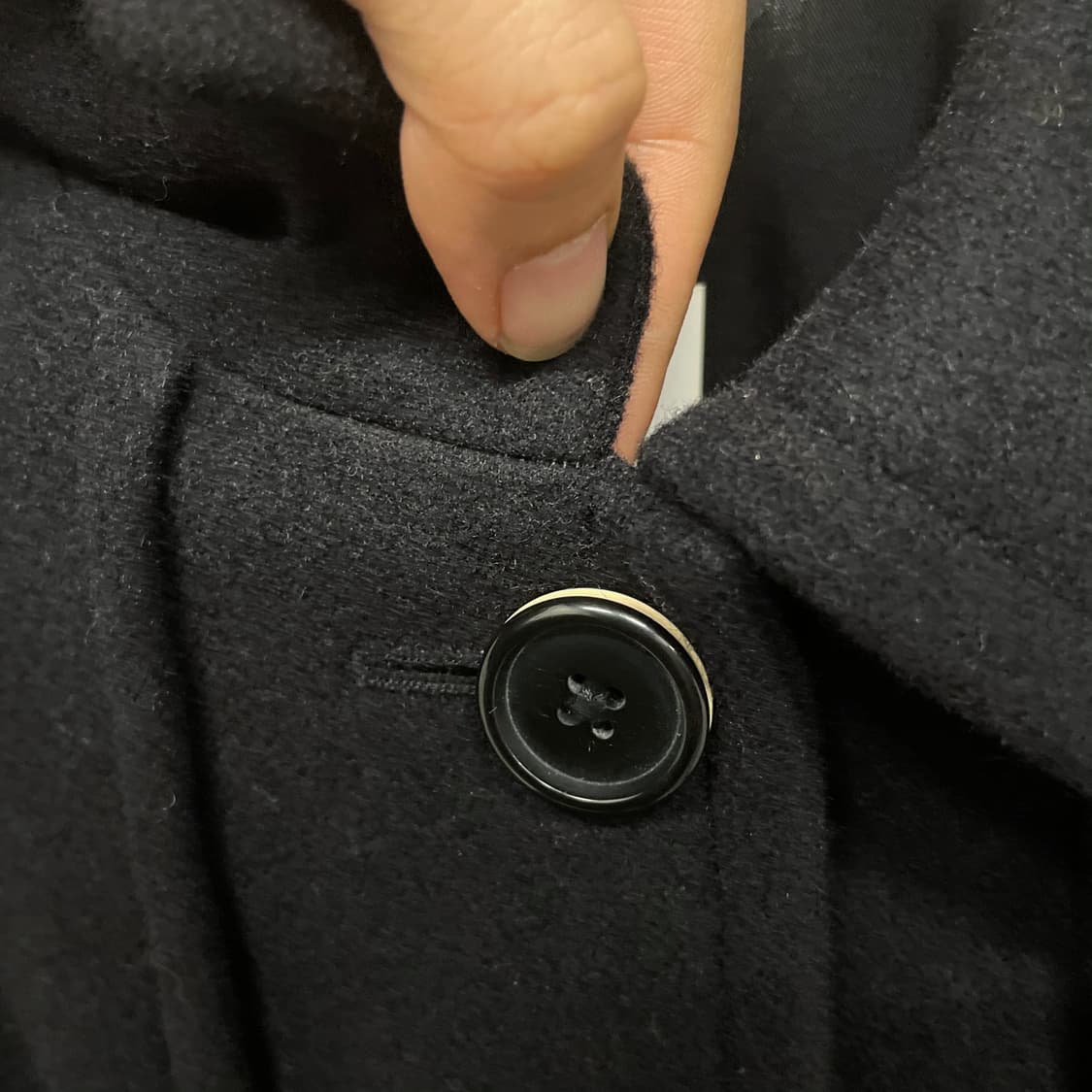 브룩스 브라더스 우먼 울 셔링 디테일 클래식 코트 N216 상품이미지5