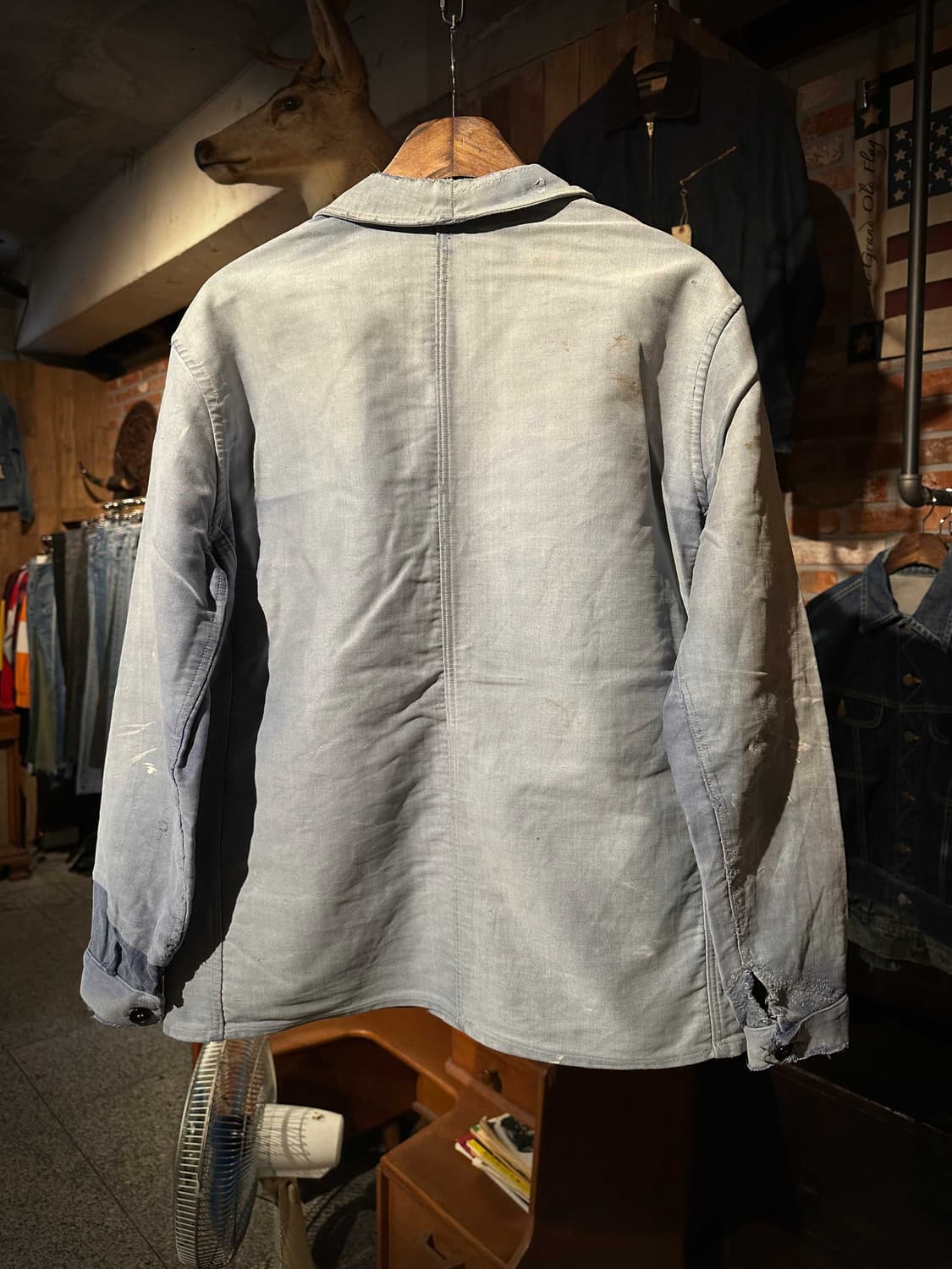 50s French Moleskin Work Jacket 상품이미지5