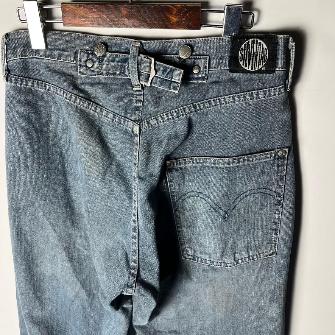 [Levi's] 리바이스 재팬 실버탭 신치백 루즈 데님팬츠 상품이미지4