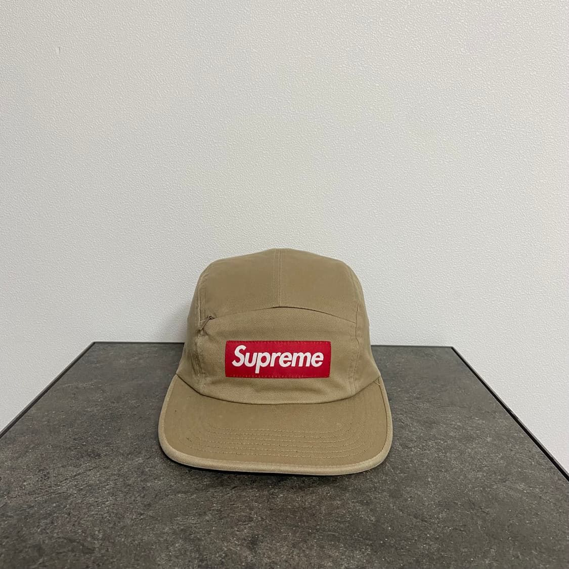 (OS) 슈프림 박스로고 캠프캡 모자 탄 상품이미지1