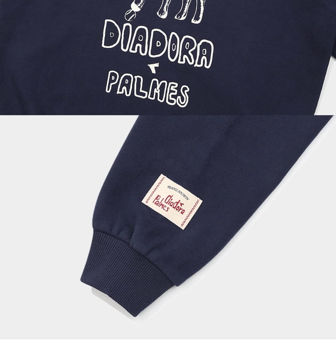 디아도라x 팜스 신상 맨투맨 xl 네이비 새상품 상품이미지3