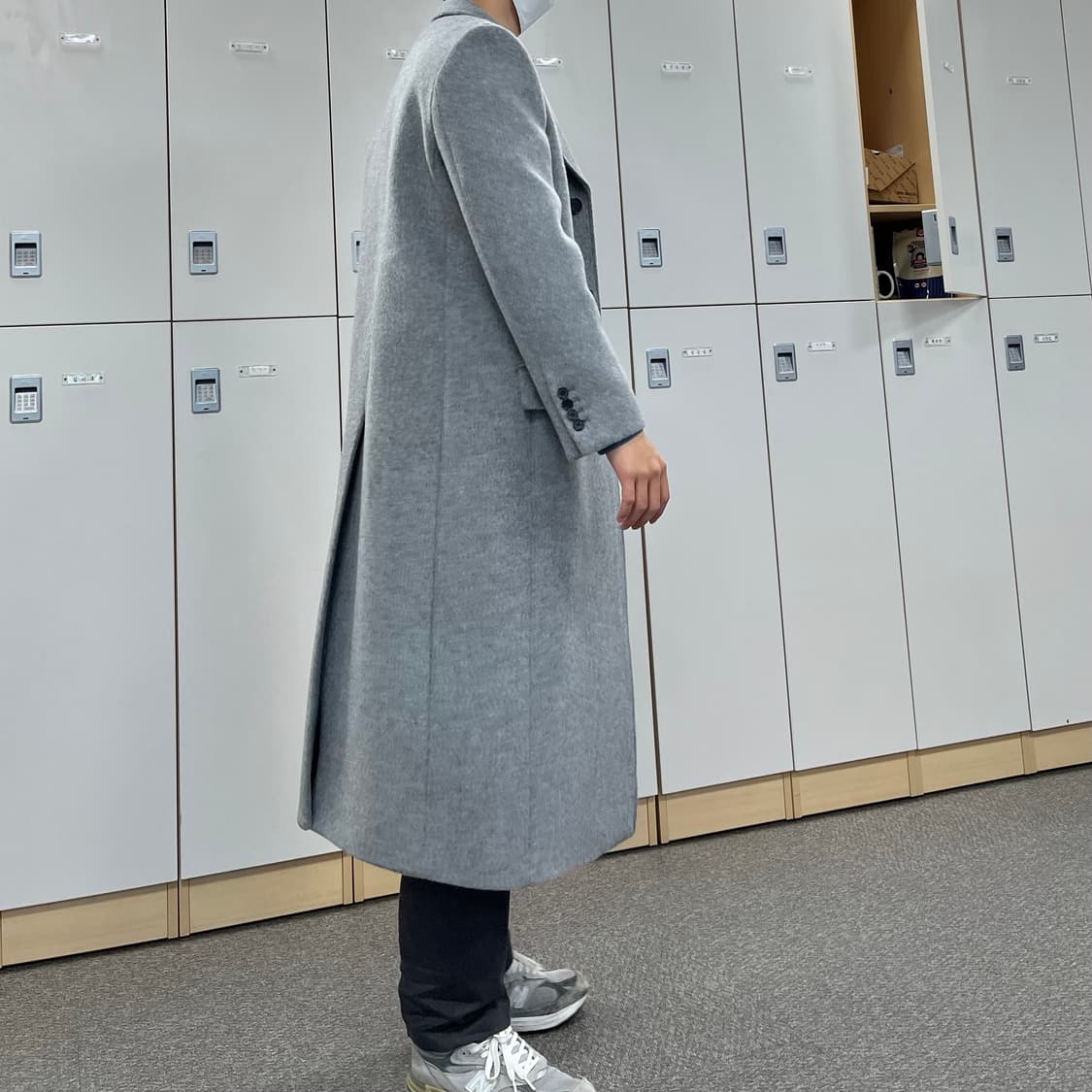 던스트 멜란지그레이 코트 M 상품이미지2