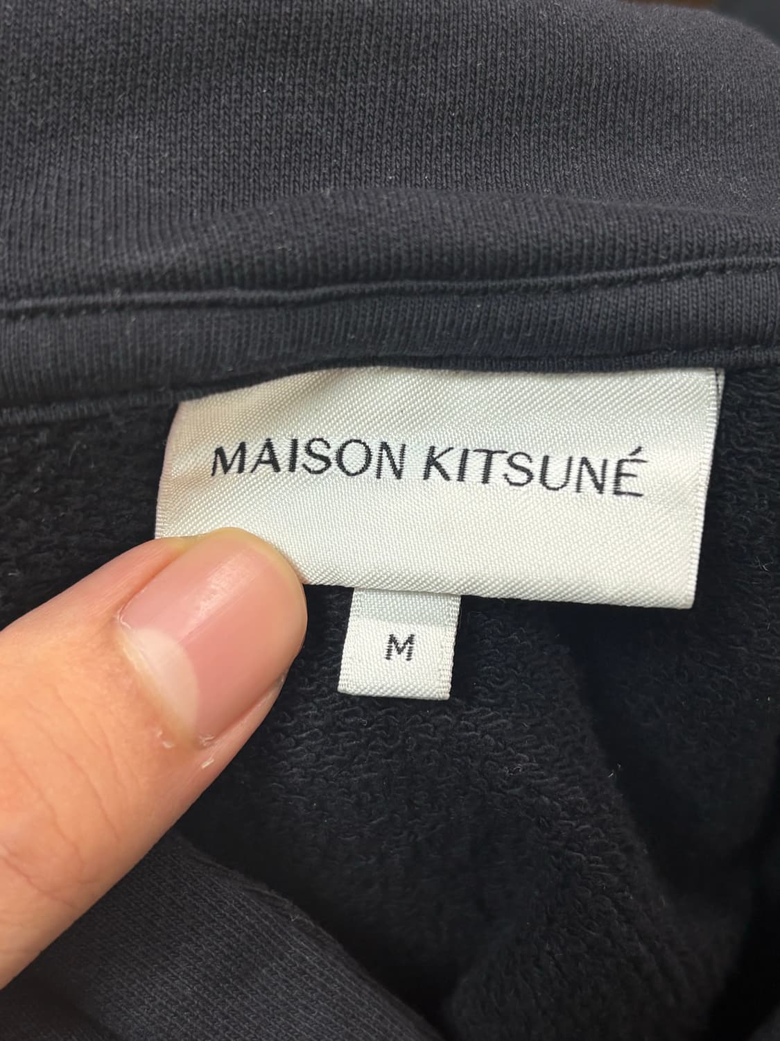 [M-XL] 메종키츠네 볼드폭스 오버사이즈 후드티 상품이미지3