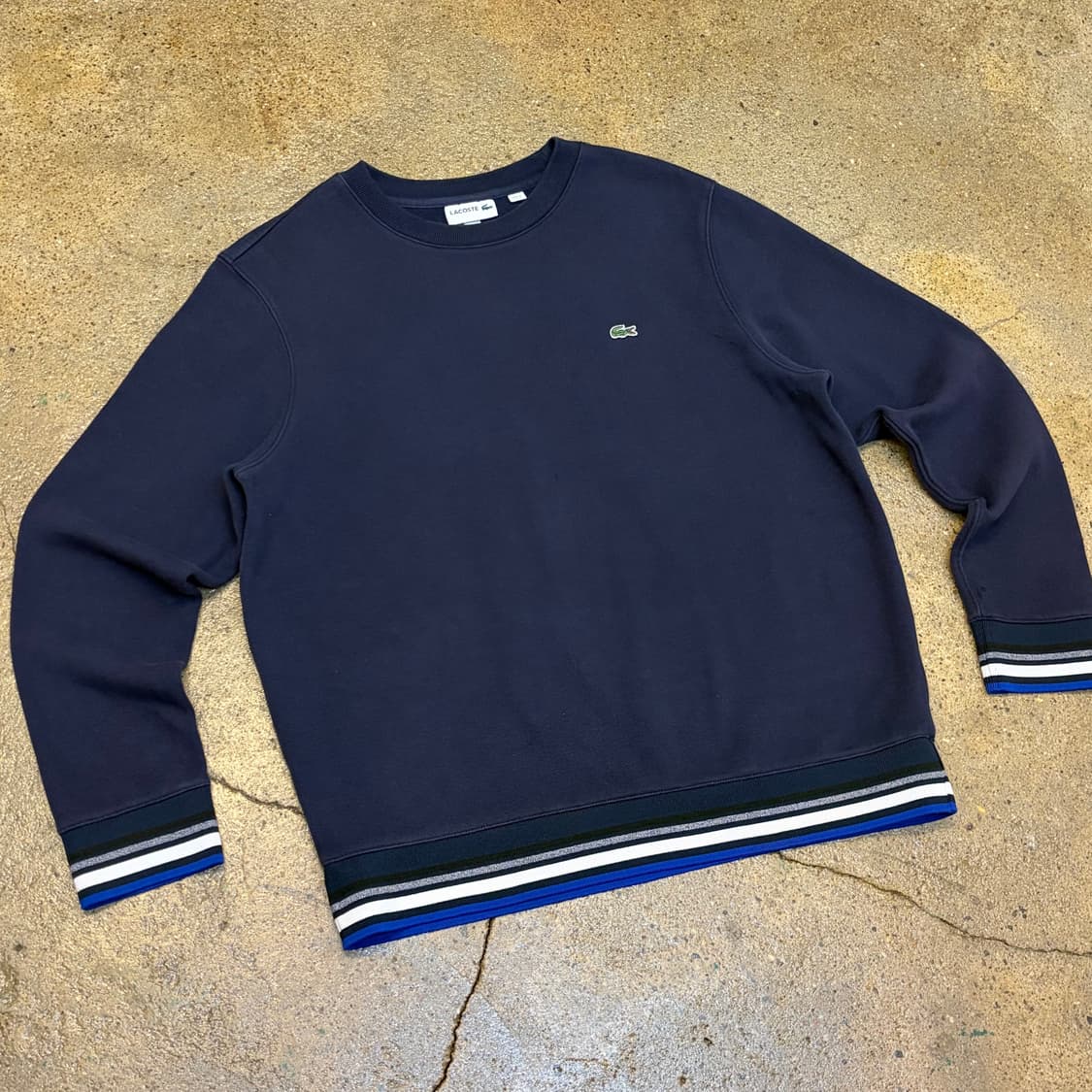 USA 미국 빈티지 라코스테 밴드시보리 맨투맨 상품이미지2