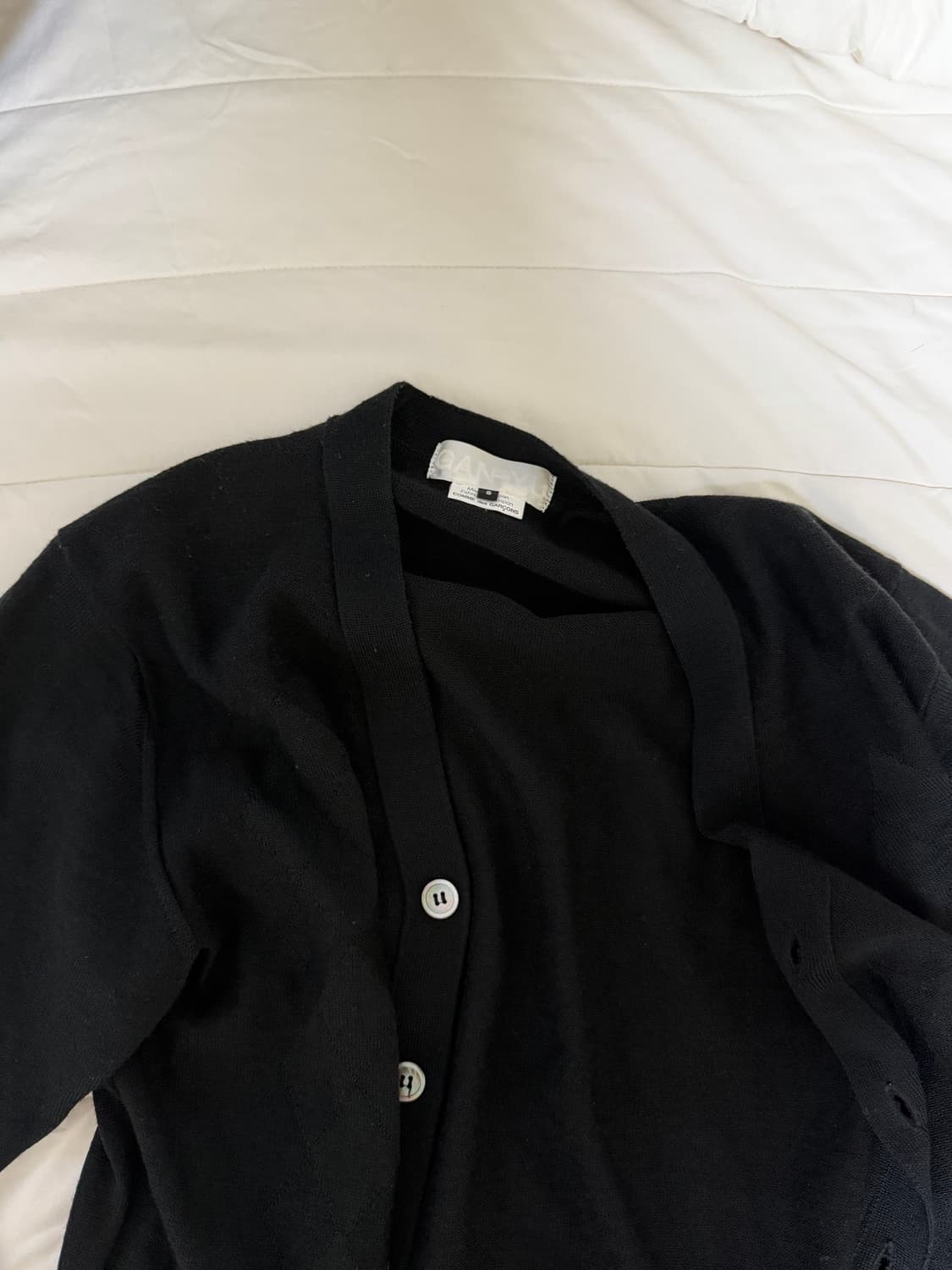 꼼데가르송 블랙 가디건 상품이미지1