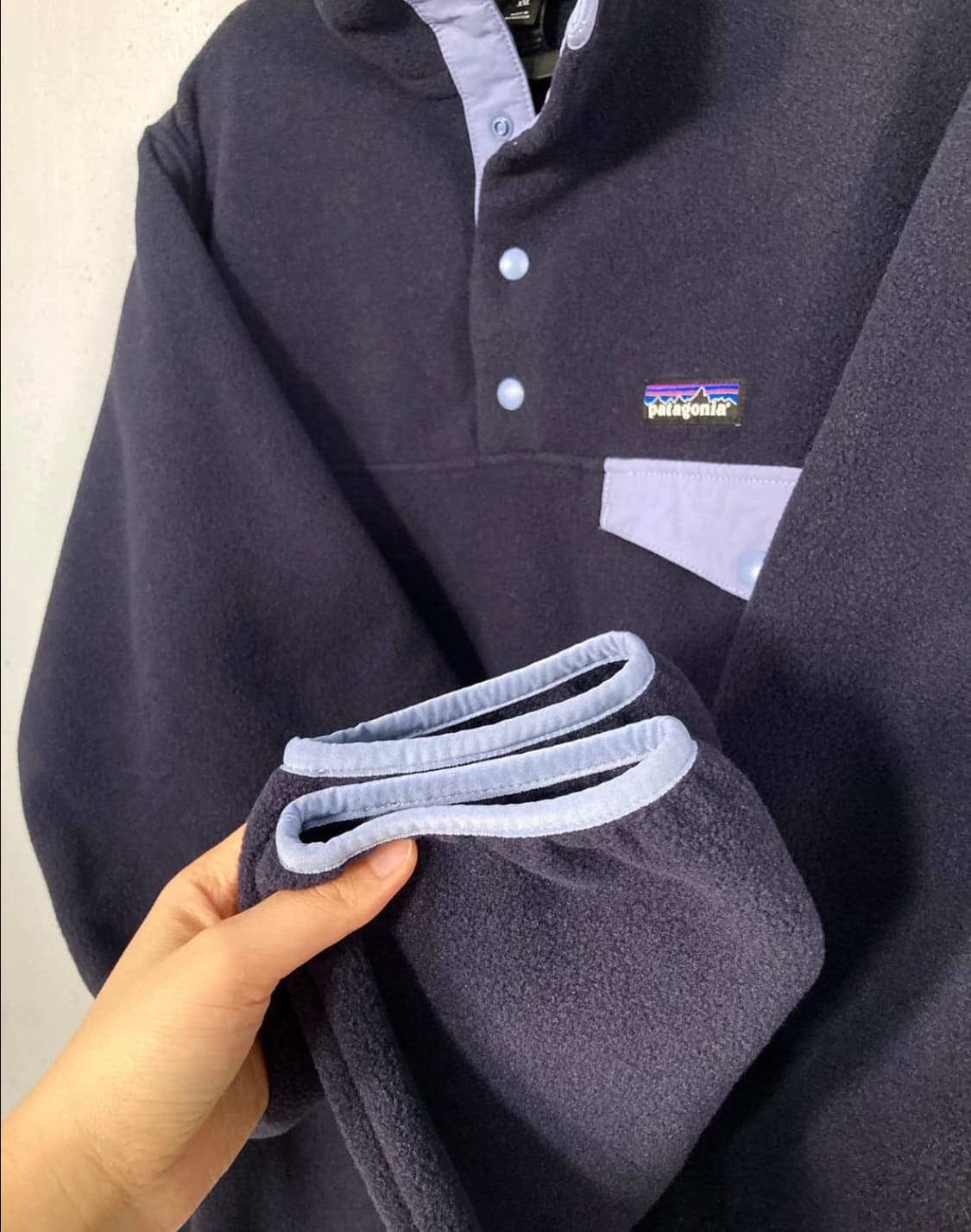 파타고니아 신칠라 네이비/스카이블루 (XXL) 새상품급 상품이미지2