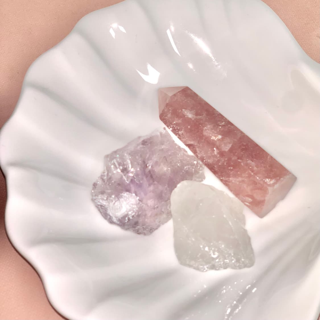 위시스톤 크리스탈 원석 클러스터 클린걸 핀터레스트 딸기스톤 석영 빈티지 상품이미지2