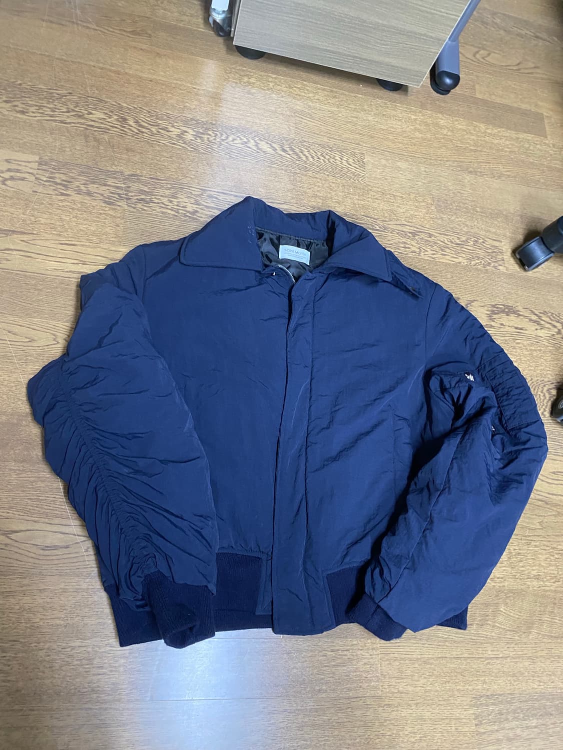 워크샵 베를린 블루종 봄버 하이넥 네이비 os 보세  상품이미지3