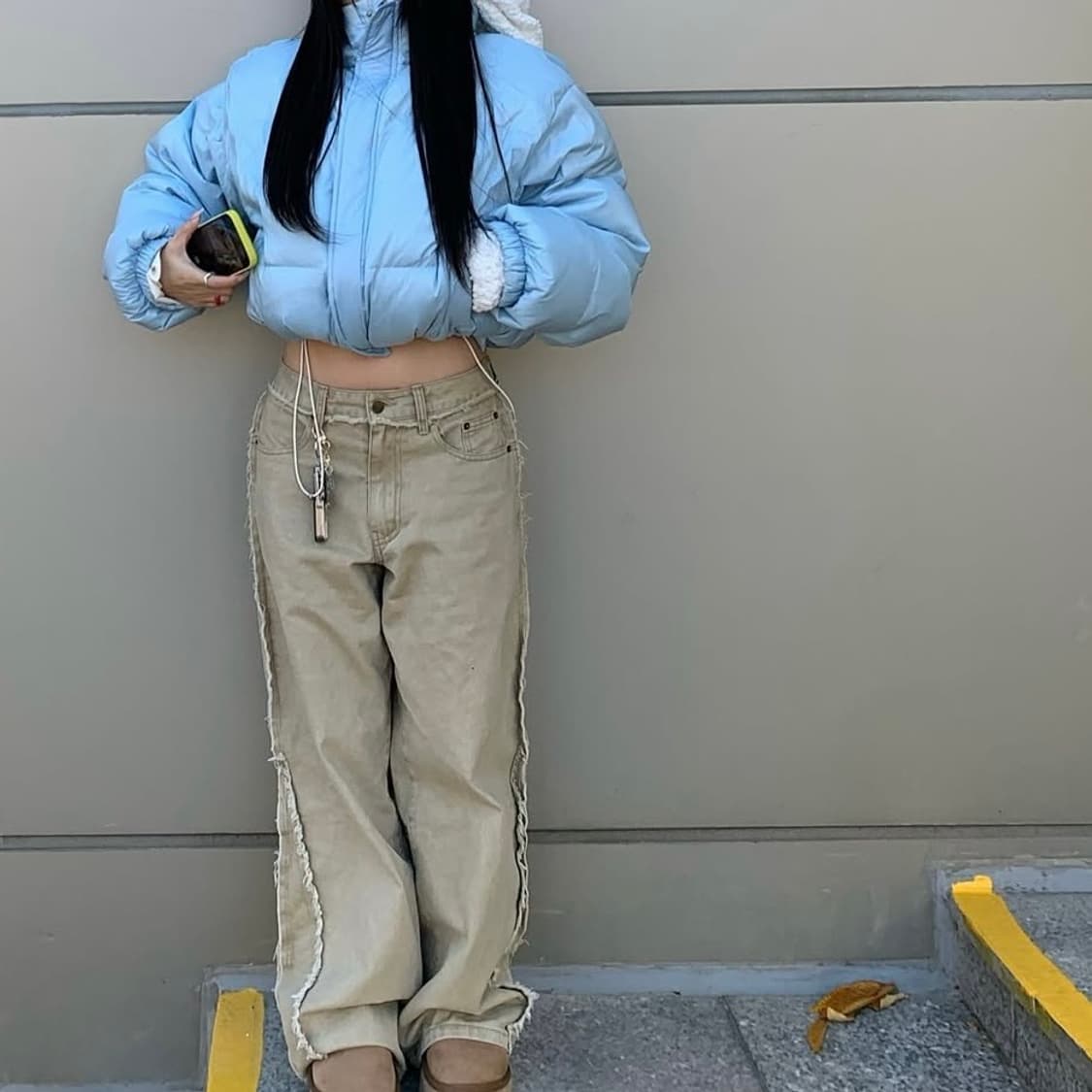 키시닝 로우라이즈 팬츠 s 새상품 상품이미지1