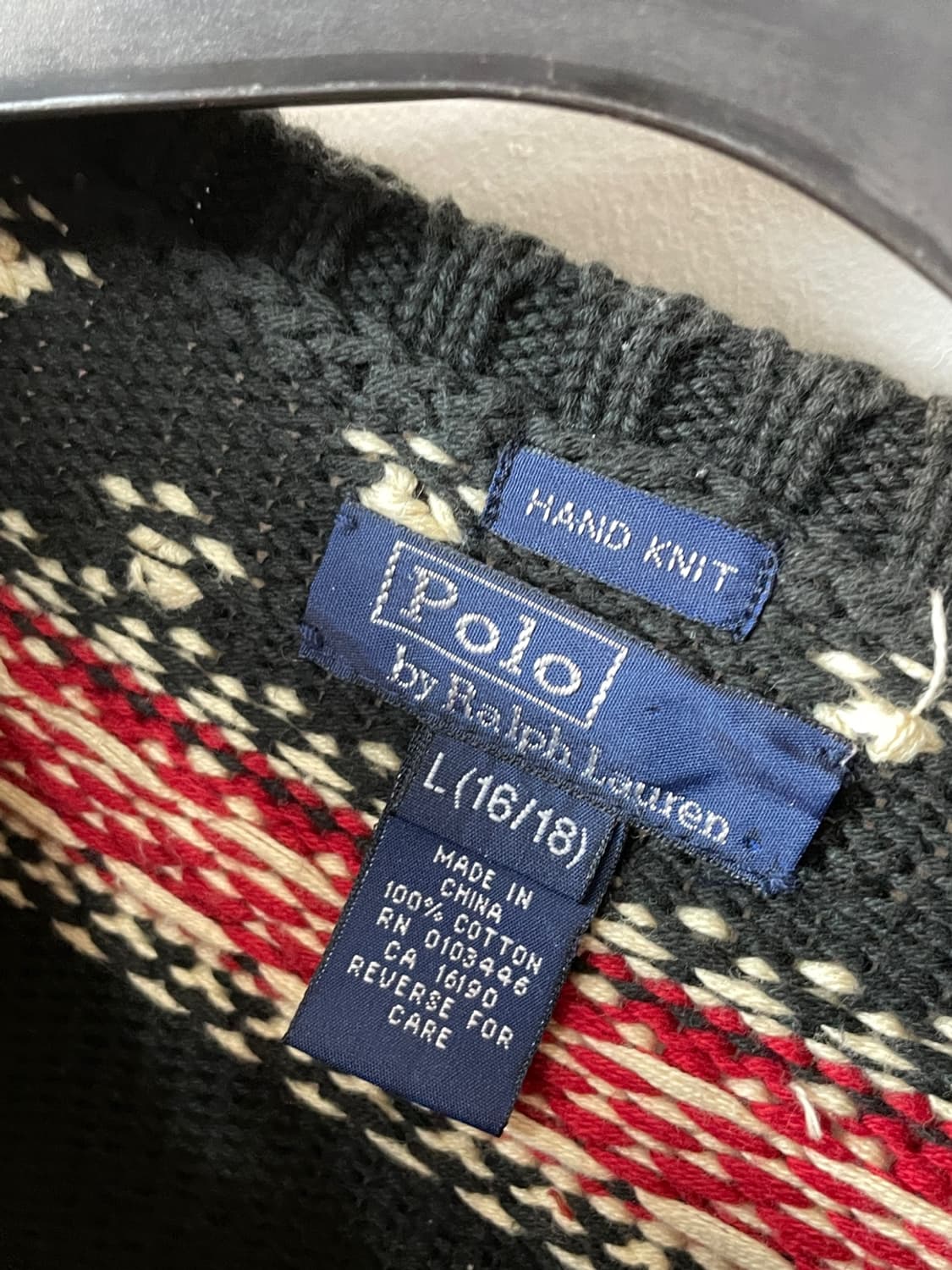 폴로 랄프로렌 노르딕 패턴 니트 상품이미지5