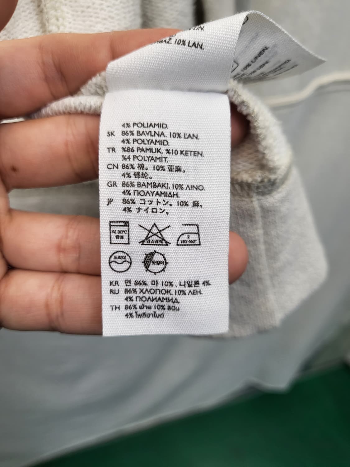 COS 그레이 가디건 상품이미지5
