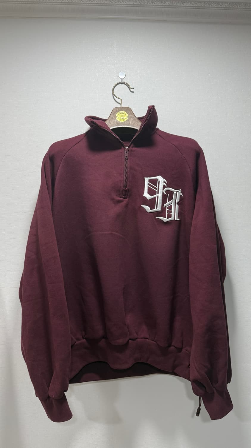 하프집업 버건디 프리사이즈(105) 상품이미지2