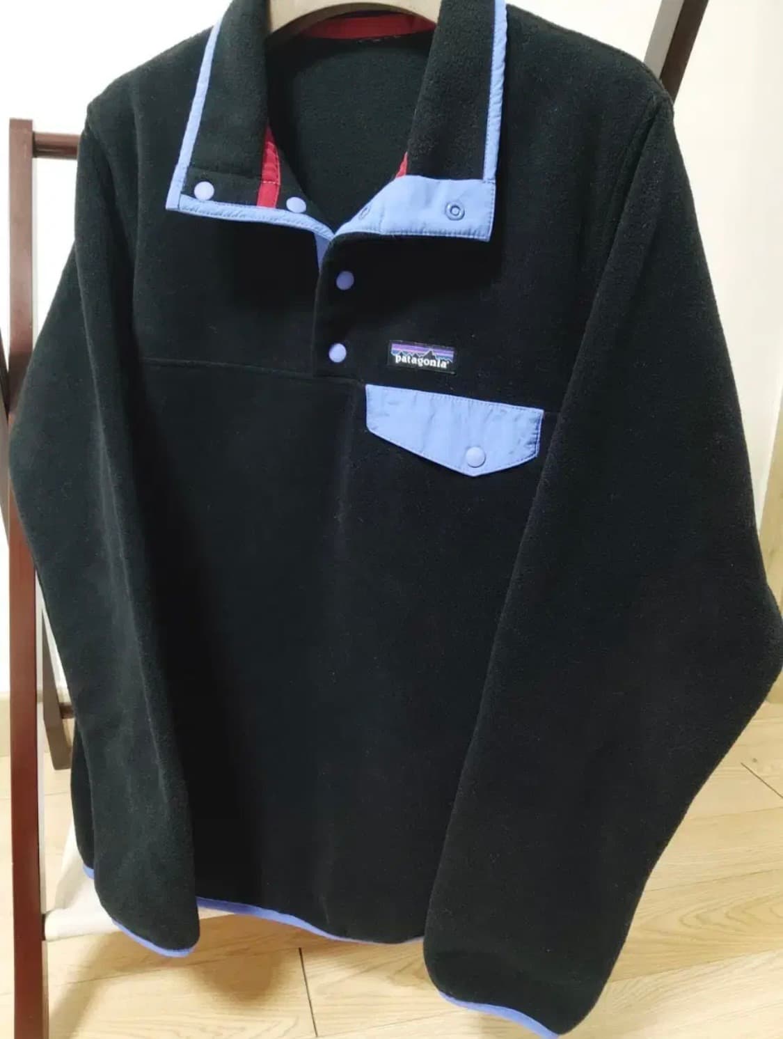 [Women's S] 파타고니아 신칠라 블랙/페리윙클 상품이미지1