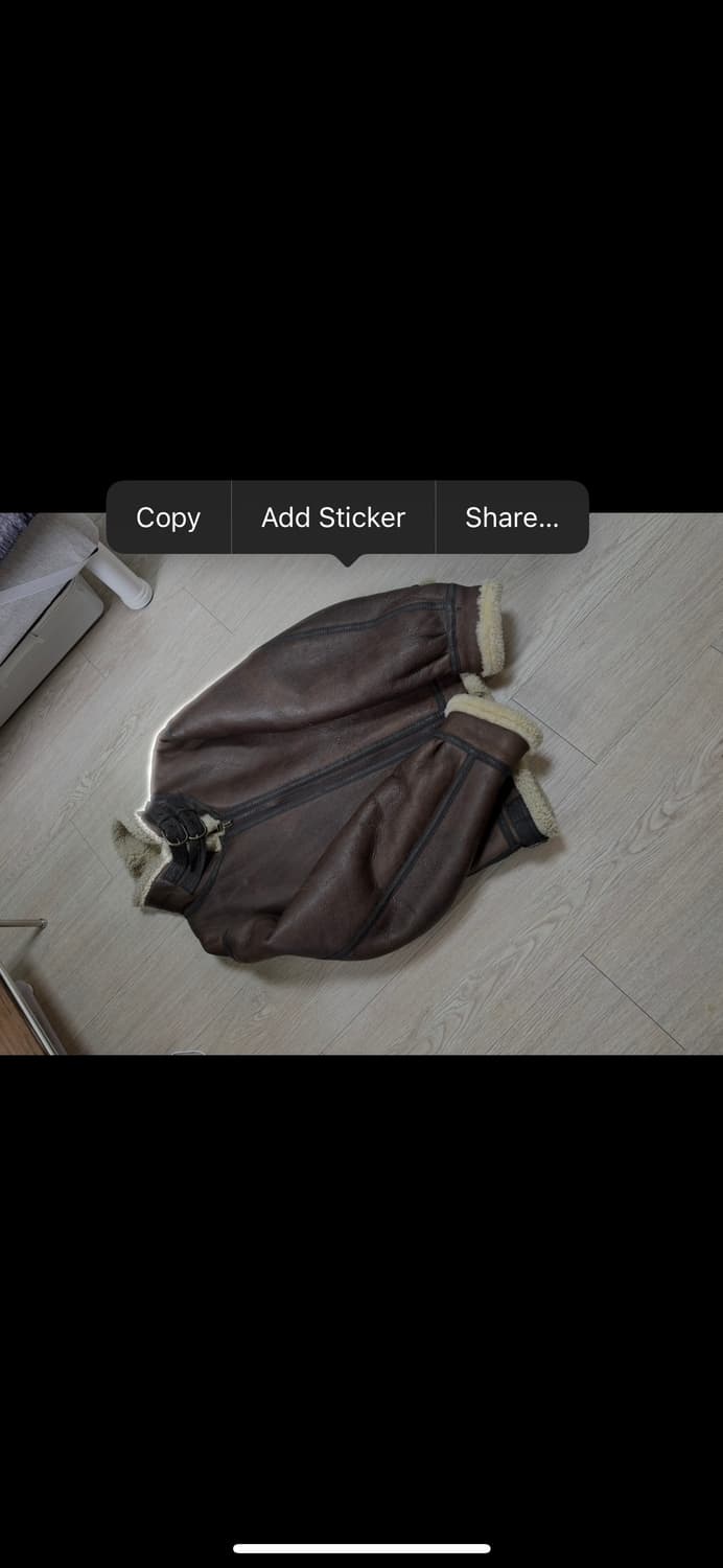 B-3 양가죽 무스탕 자켓 상품이미지1