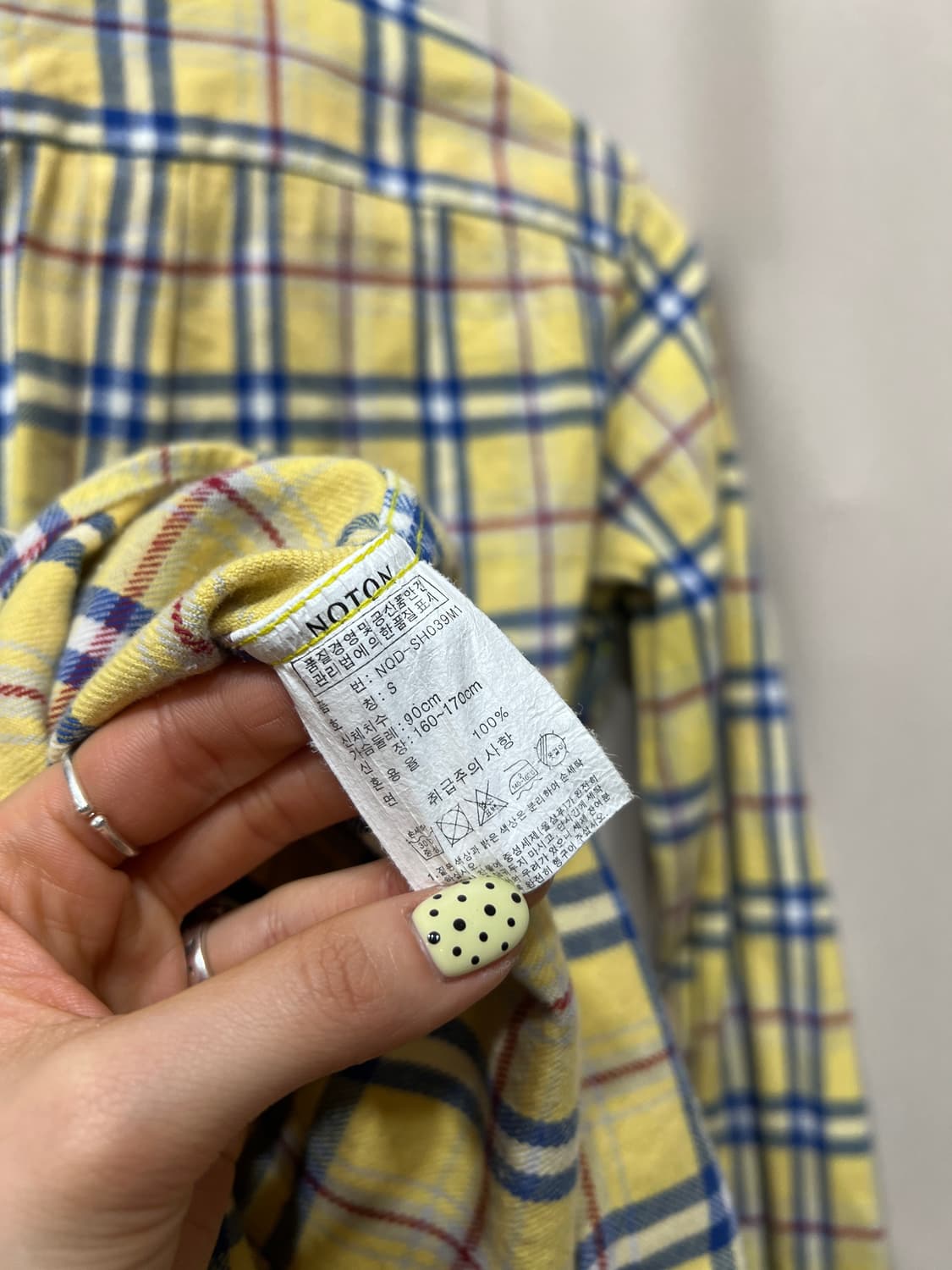 빈티지 체크 셔츠 상품이미지6