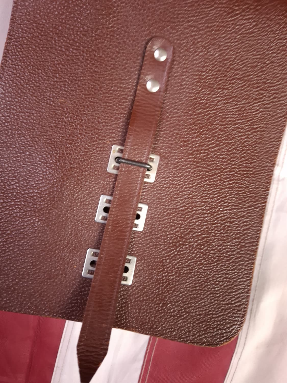 새제품  오리지날 구형 동독군 리얼레더 맵케이스백 상품이미지9