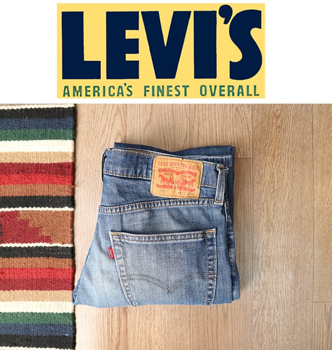 LEVIS 리바이스 527 부츠컷 데님 29 미만 세탁완료  상품이미지1