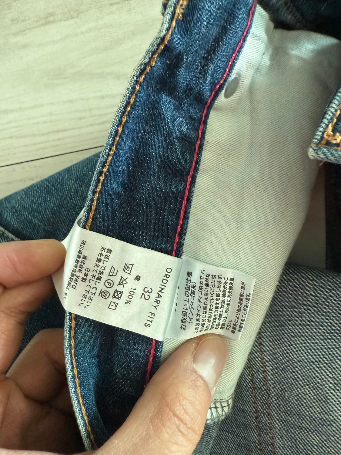 Ordinary Fits 데님 5포켓 앵클데님 1year 32사이즈 상품이미지2