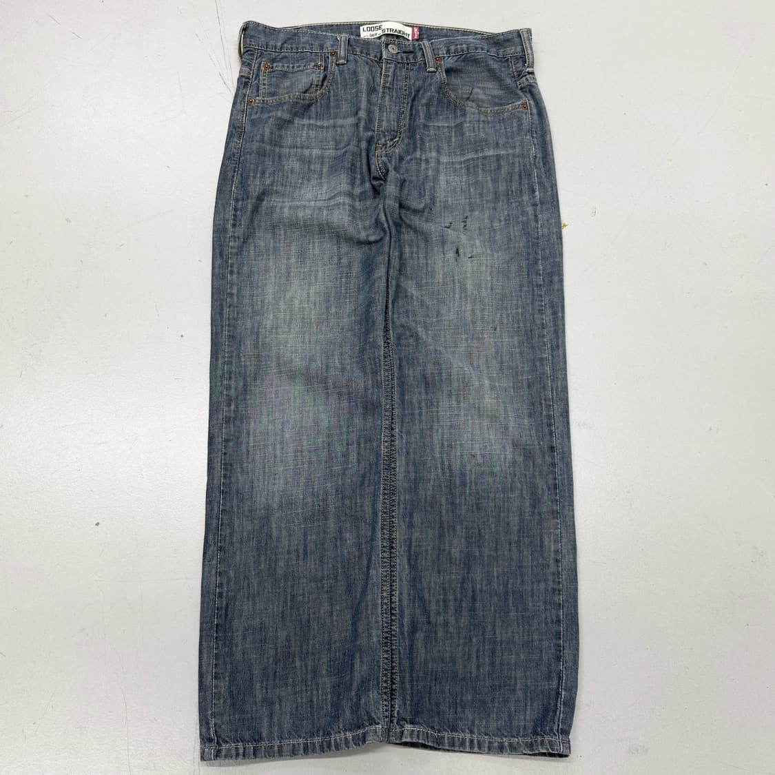 리바이스 569 새깅 워싱 와이드 스케이터 데님팬츠 상품이미지2