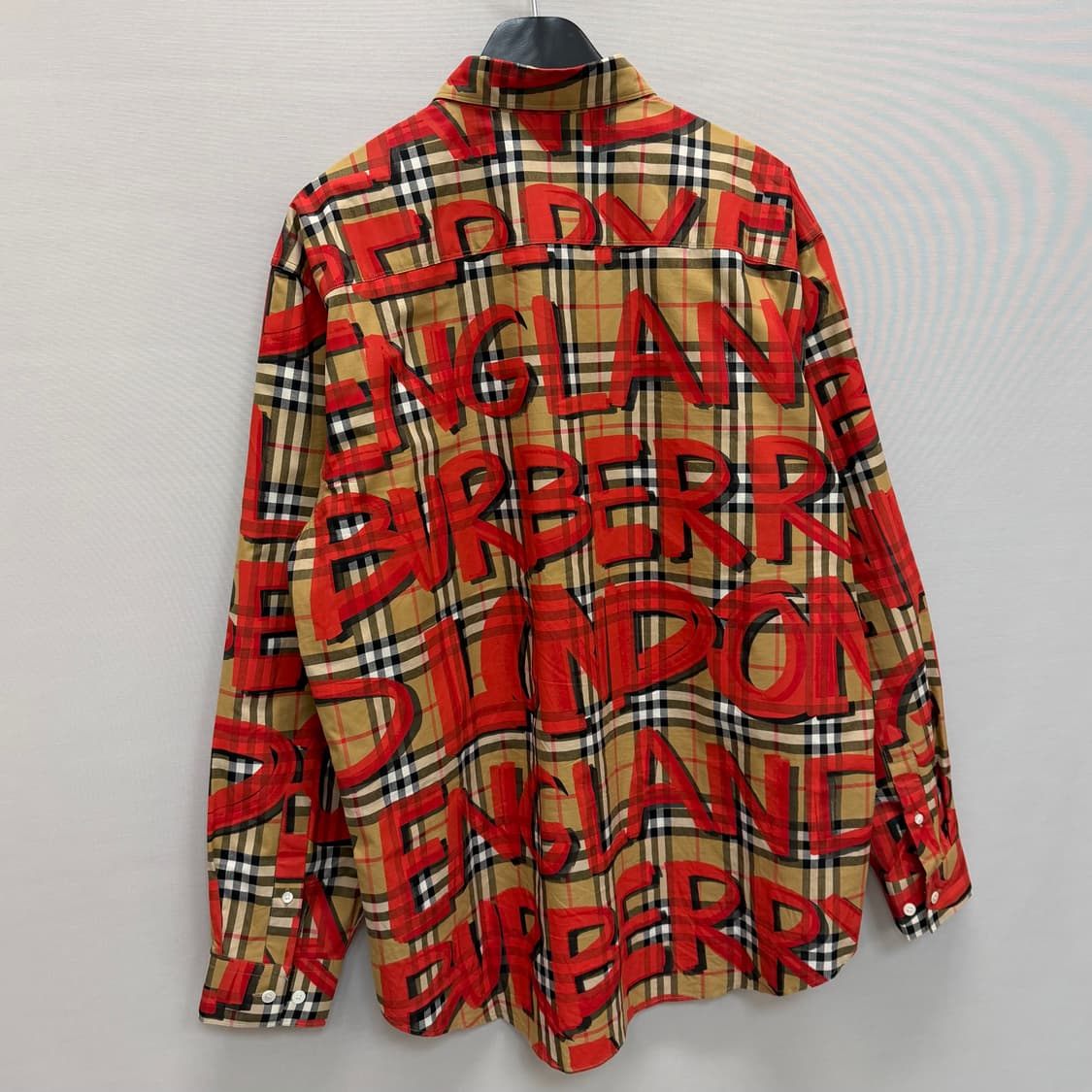 버버리 레드 체크 그래피티 셔츠 ( 110 ) 상품이미지6