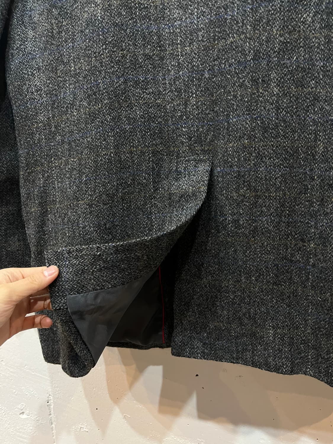 제이프레스 헤리스 트위드 울 블레이저 자켓 Made in JAPAN 상품이미지8