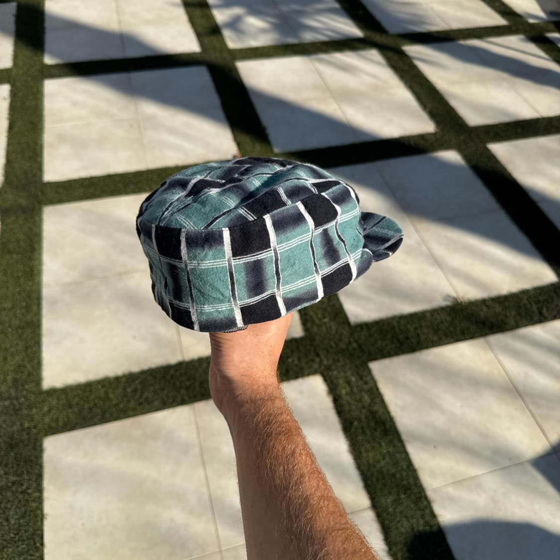 RRL 더블알엘 울 체크 헌팅 캡 상품이미지2