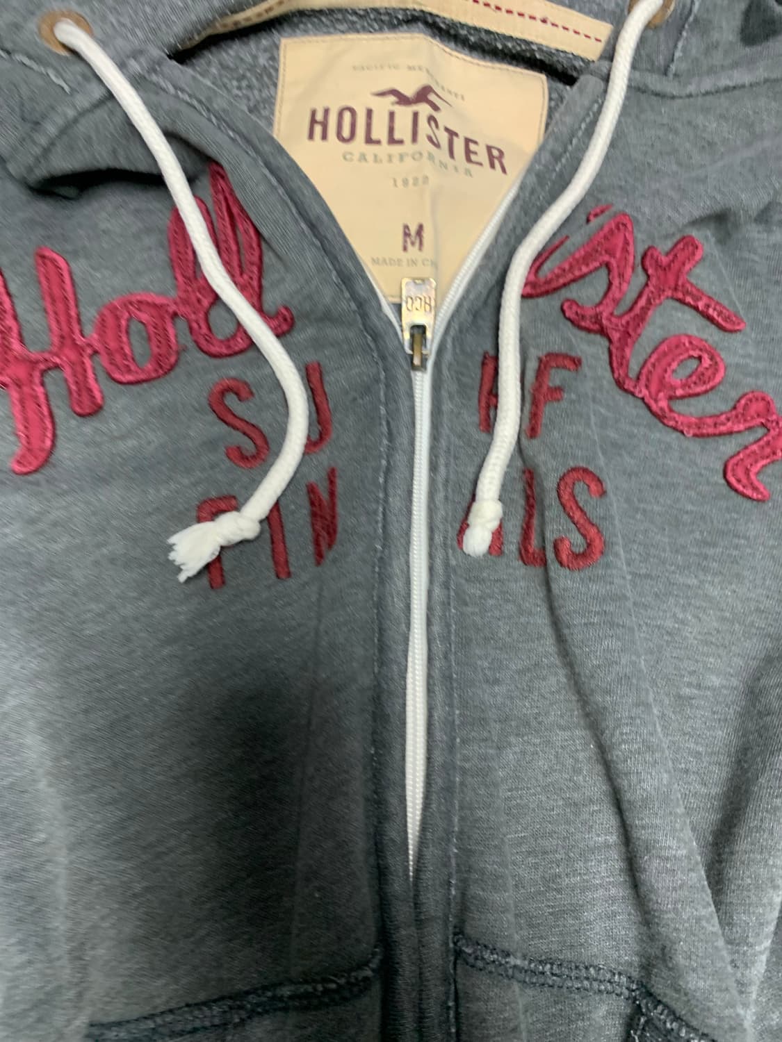 홀리스터 후드집업 ,그레이,M 상품이미지6