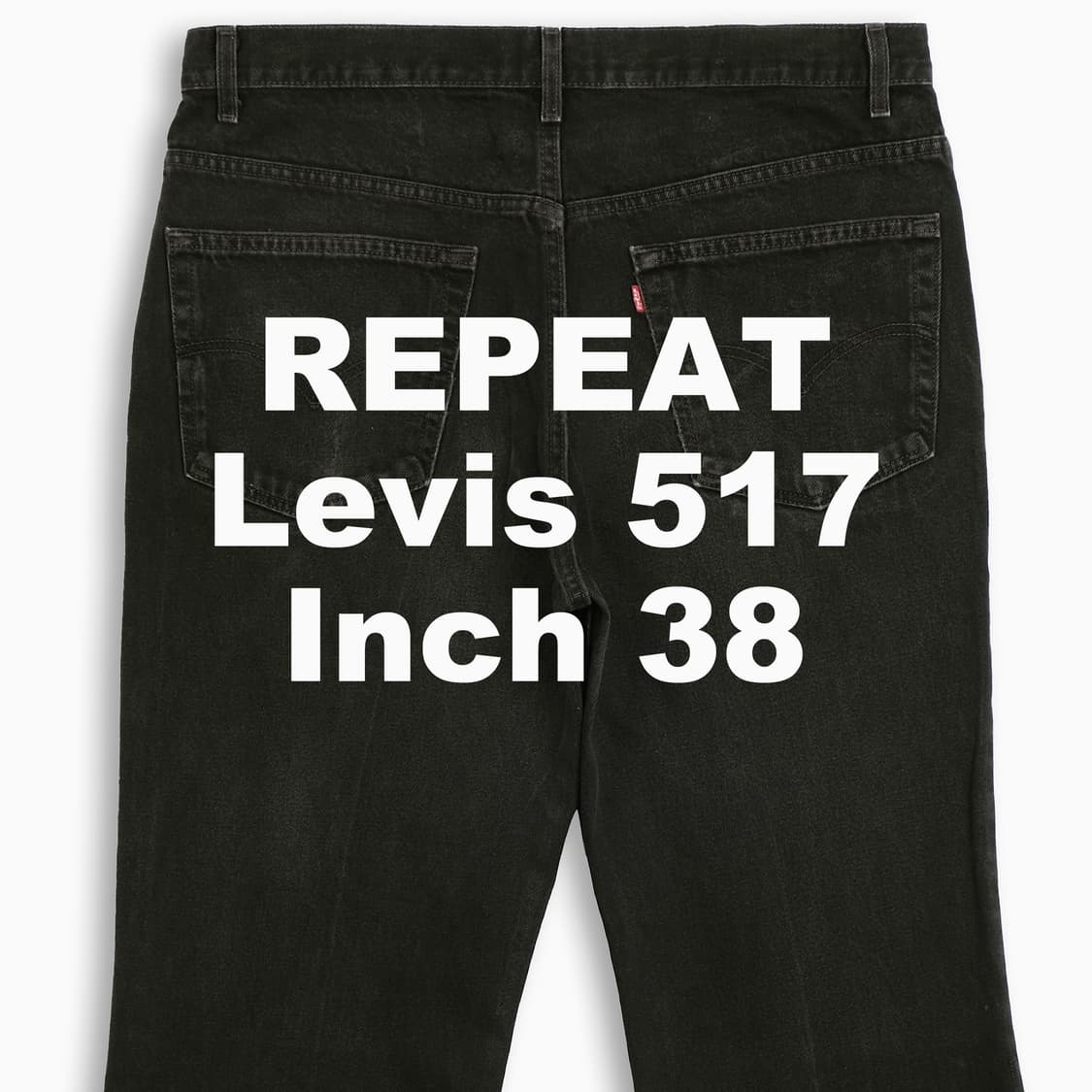 빈티지 리바이스 517 흑청 블랙진 90sUSA 38 LV5174015 상품이미지1