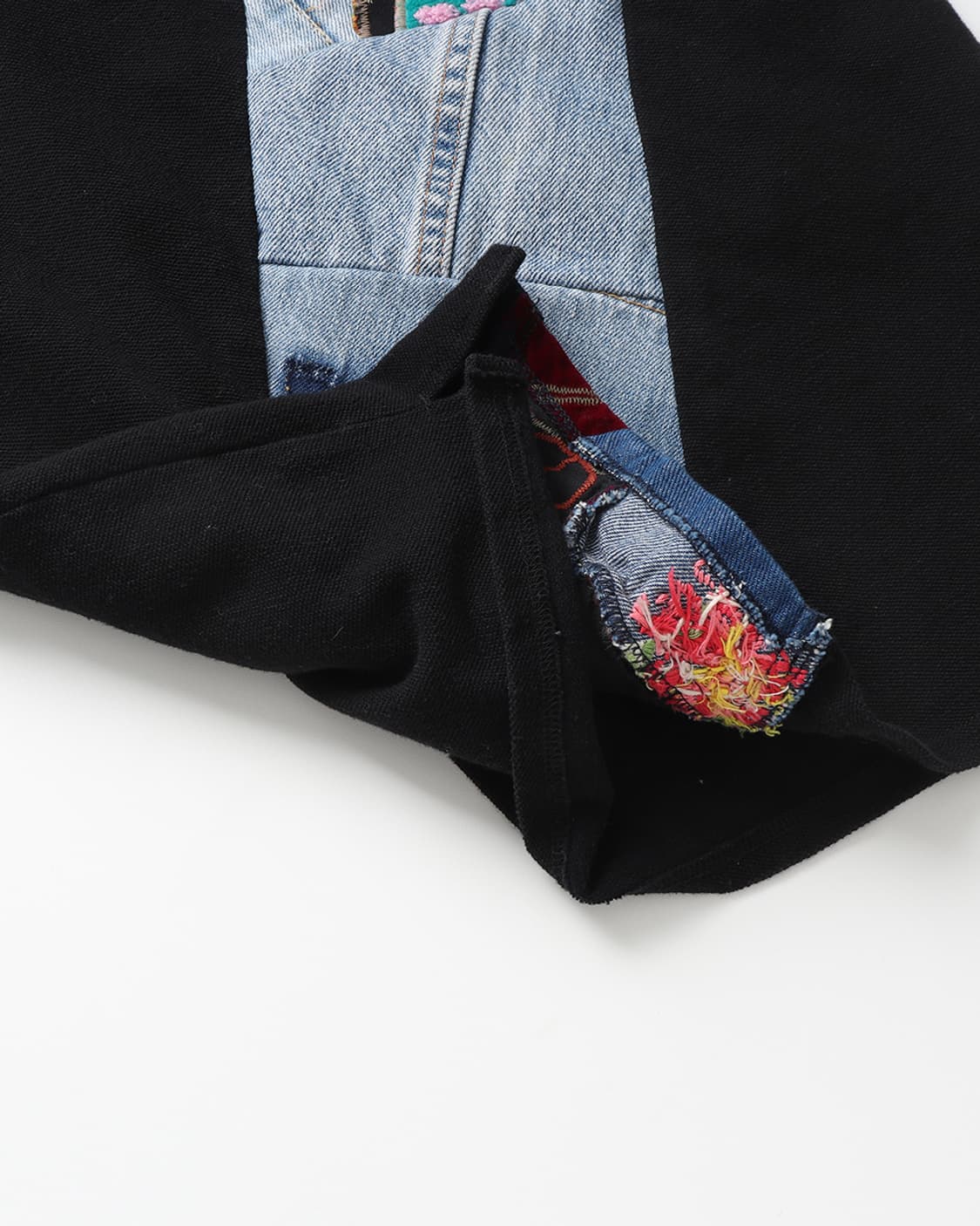 KAPITAL Denim Patched Lined Polo Shirt 상품이미지5