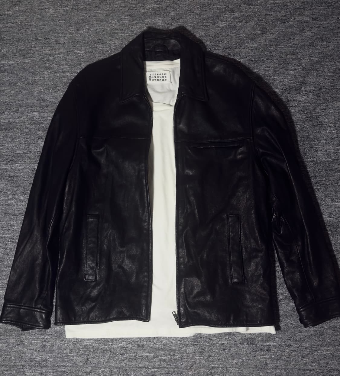 00s Balenciaga Leather Bluson Jacket 상품이미지2