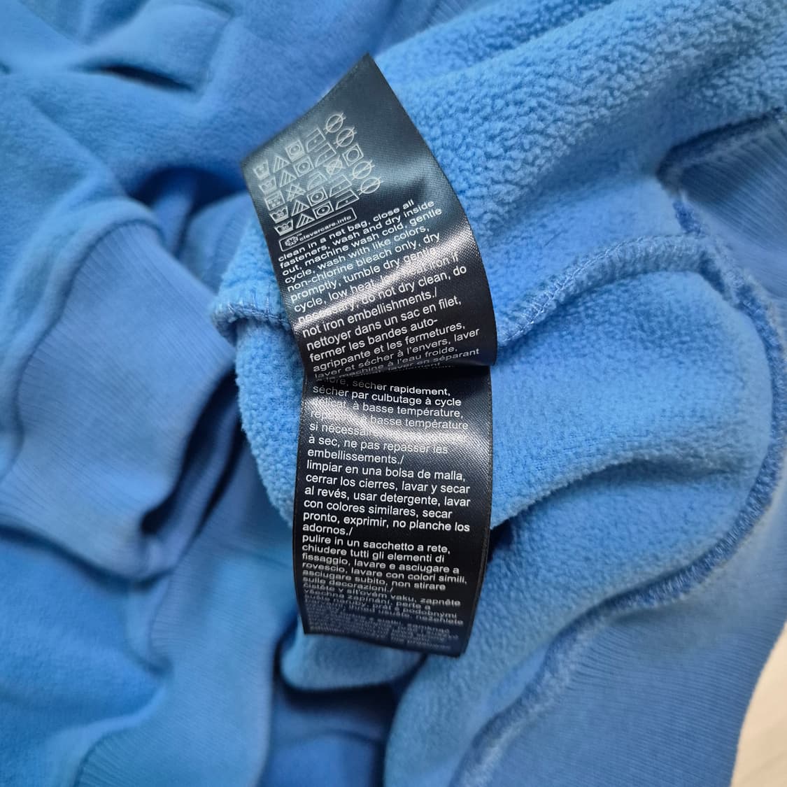 타미진스 블루/레드 하프집업 플리스 상품이미지6