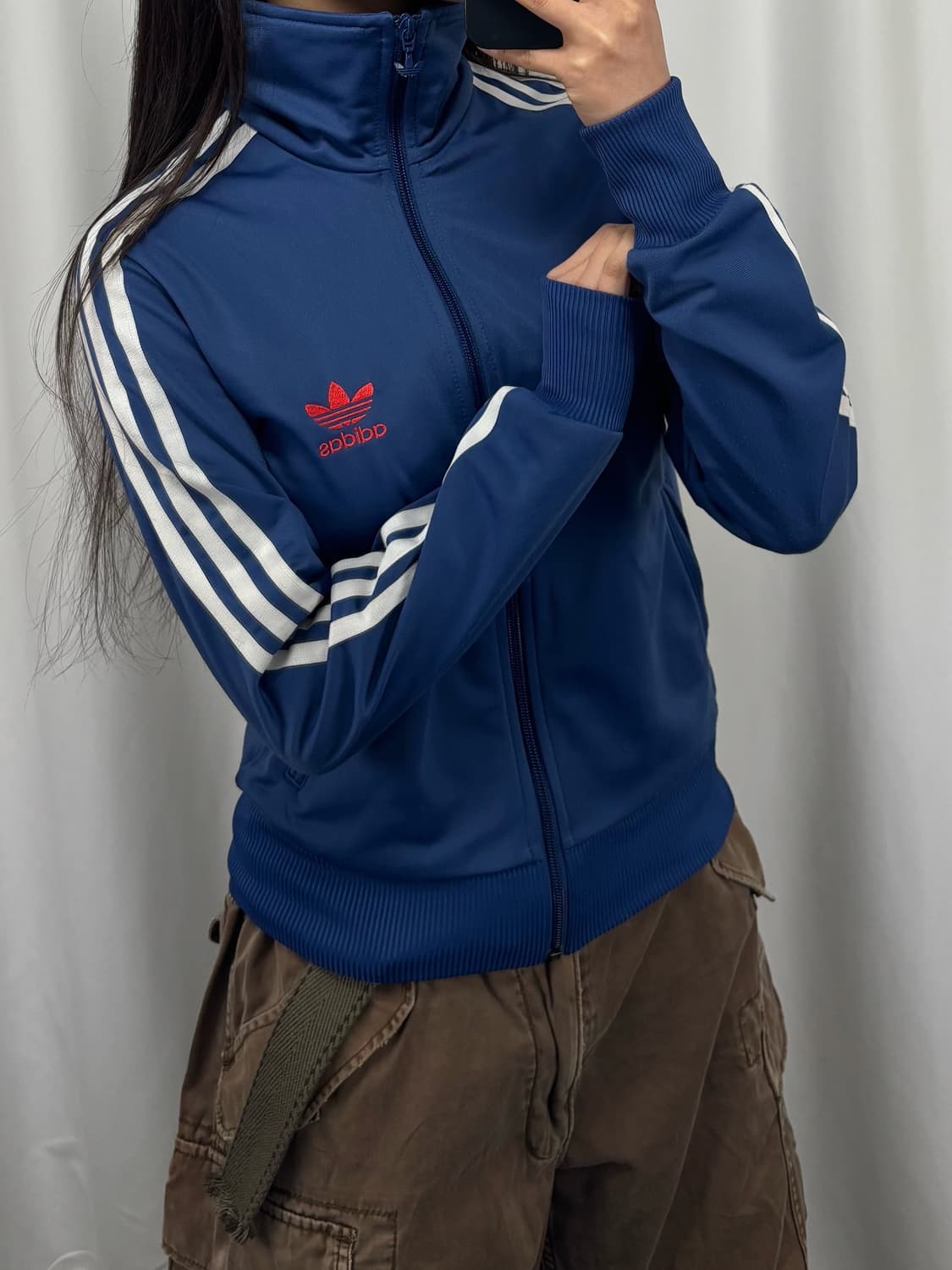 아디다스 파이어버드 빅로고 트랙탑 져지 상품이미지1