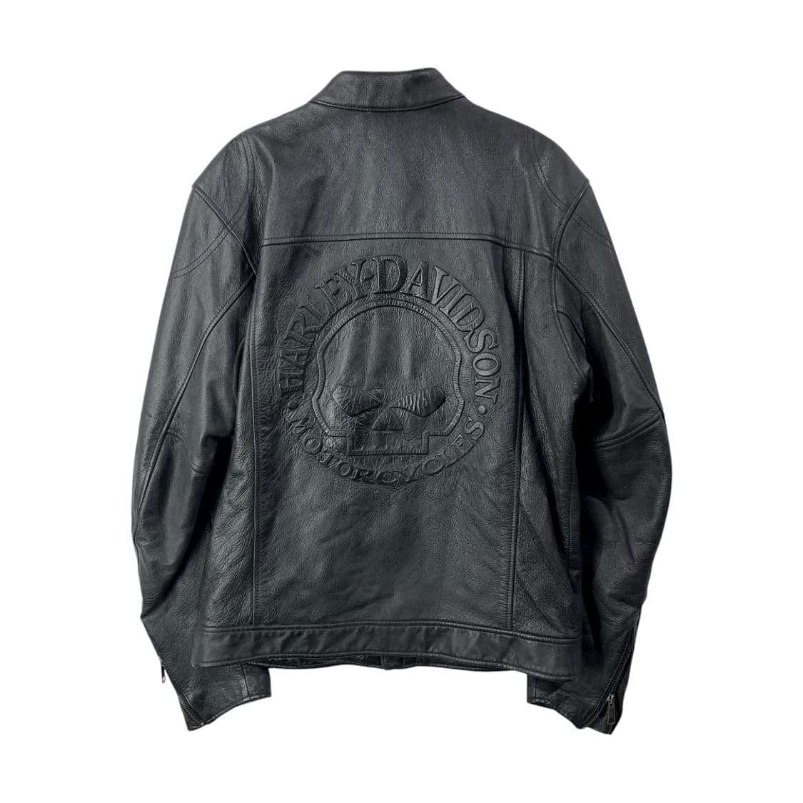 [Harley Davidson] 할리데이비슨 카우레더 스컬 레더자켓 상품이미지1