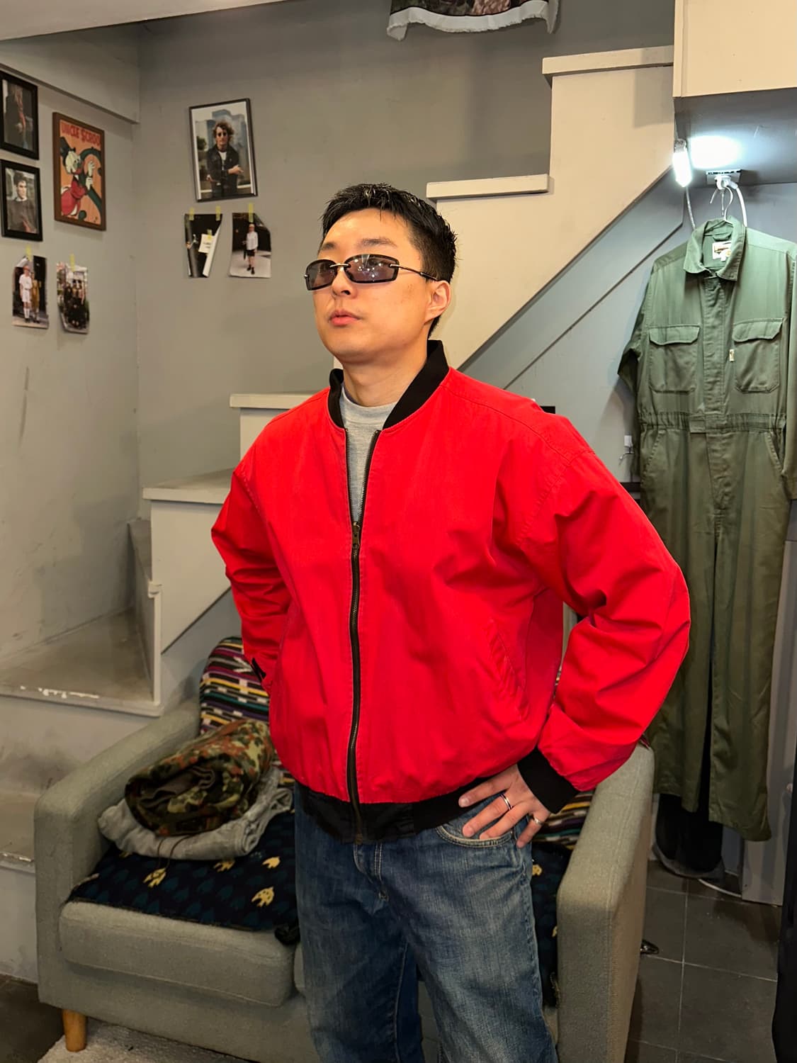 90‘s Marlboro logo reversible jacket 상품이미지7