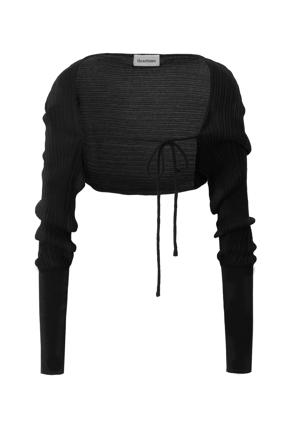 쓰리타임즈 릿 볼레로 블랙 상품이미지1