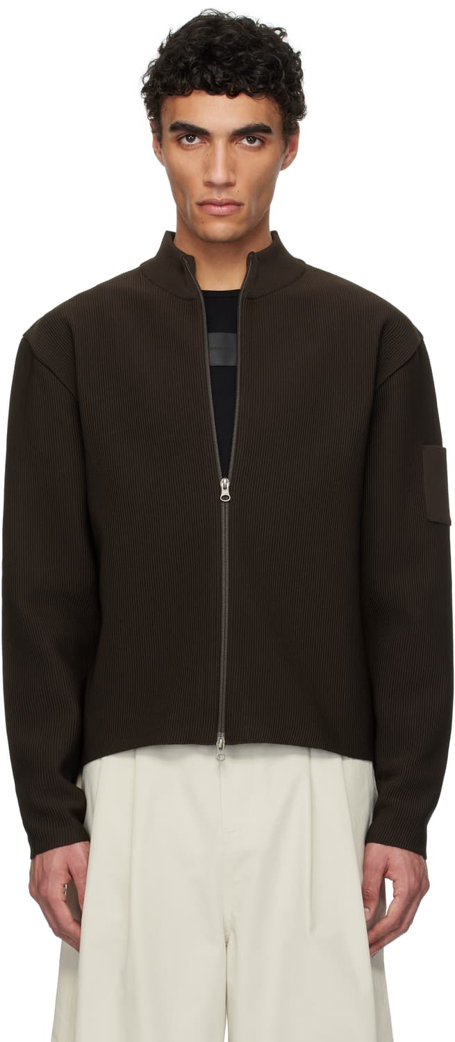 [L] 아모멘토 모크넥 집업 가디건 상품이미지5