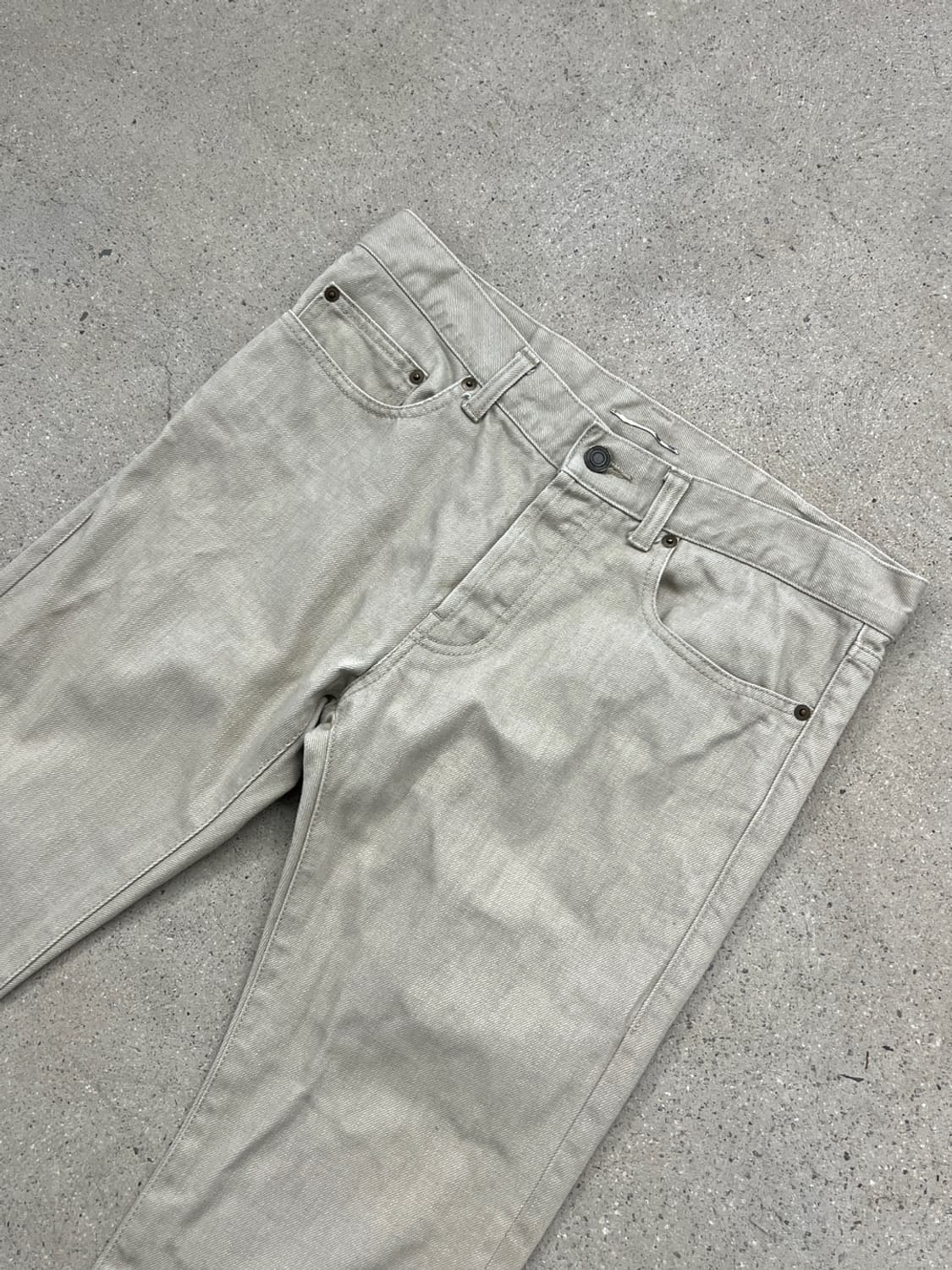 생로랑 13SS D01 라이트베이지 슬림진 상품이미지4