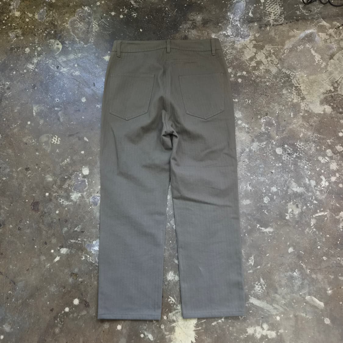 28) 스튜디오 톰보이 헤링본패턴 베이직팬츠 면바지 상품이미지5