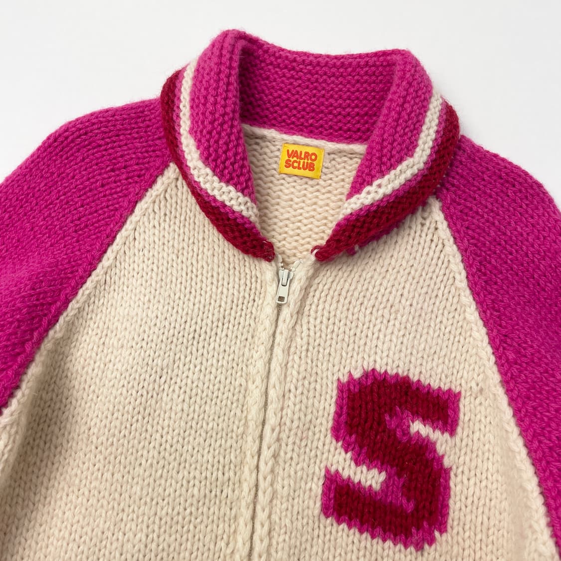 [중고] VALRO SCLUB 딸기 코위찬 니트 집업 가디건 상품이미지3