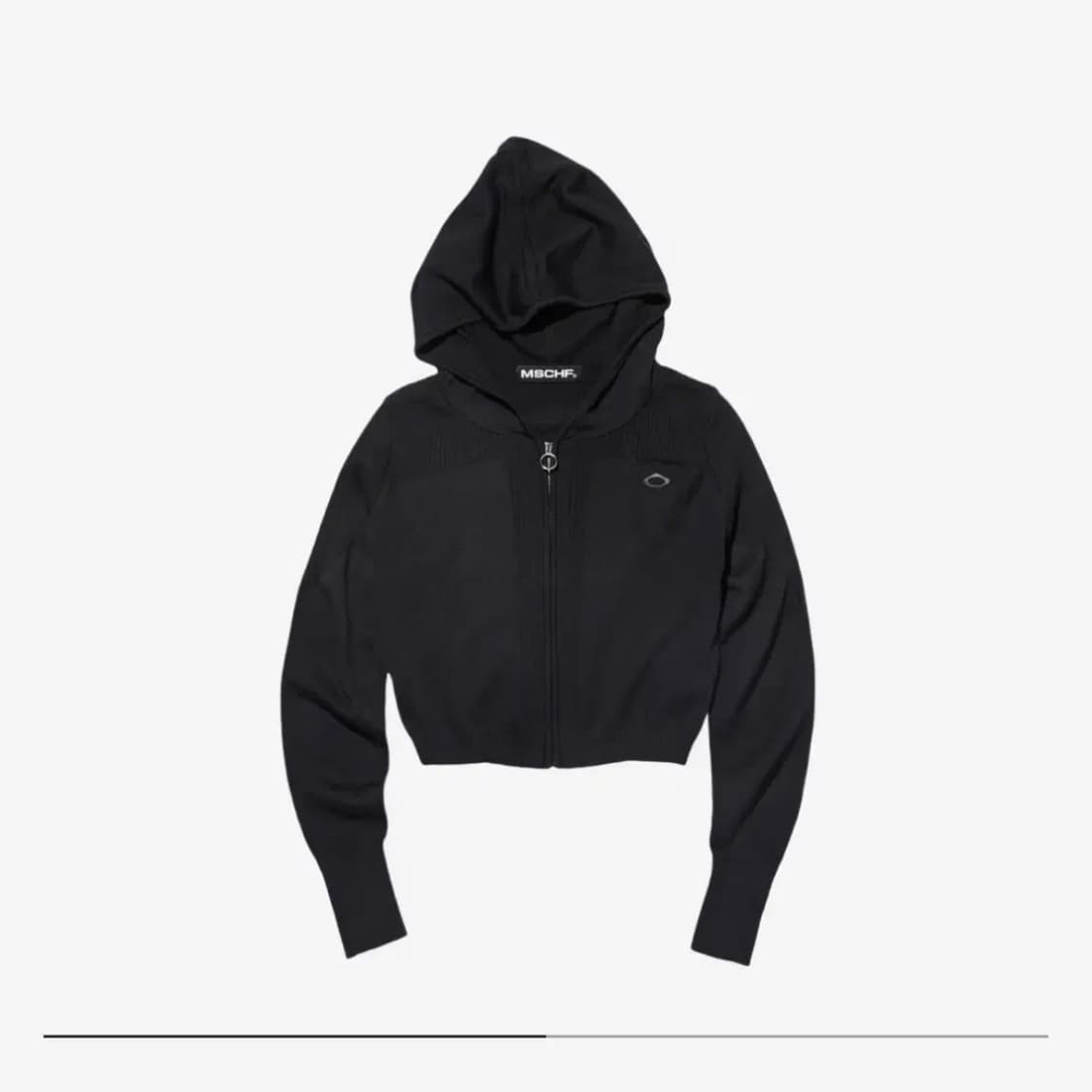 미스치프 롬버스 니트 후드 집업 M 상품이미지1