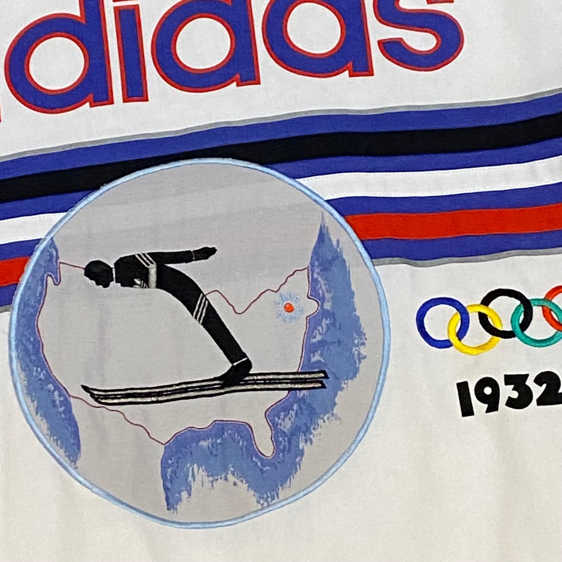 80s Made in USA 빈티지 아디다스 미국스키국대 올림픽 자켓 상품이미지4